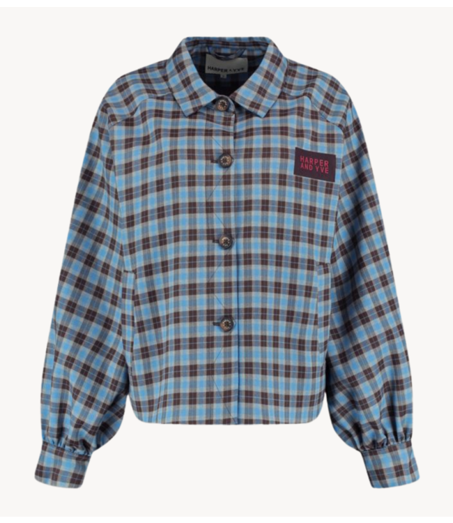 HARPER & YVE Jas RYLEE-CO Check Vintage Blue