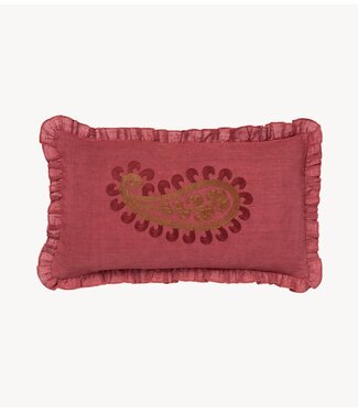 Palais Kussen Cushion Siena Pink & Rust (Filling included) (60x40 cm)