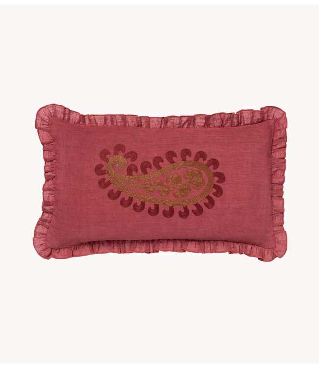 Palais Kussen Cushion Siena Pink & Rust (Filling included) (60x40 cm)
