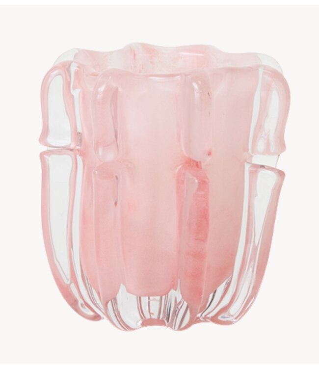 HKLIVING Kaarsenhouder Coralla candle holder, soft pink