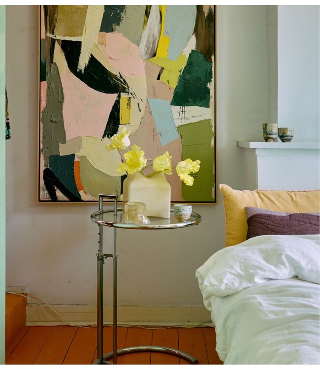 HKLIVING Vaas Forma glass vase, cream