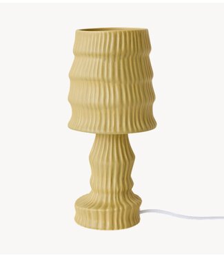 HKLIVING Tafellamp Ceramic table lamp, ochre