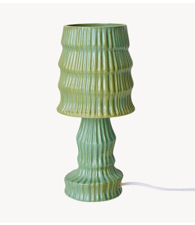 HKLIVING Tafellamp Ceramic table lamp, petal