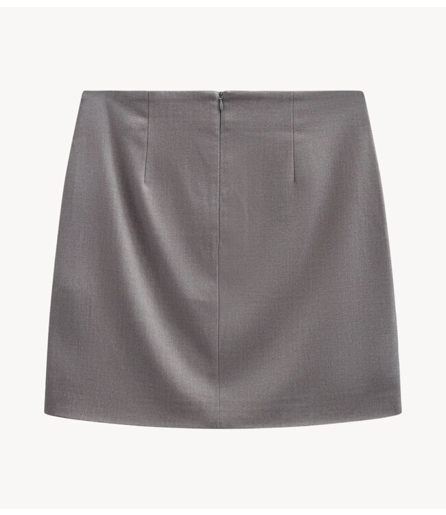 Copenhagen Muse Rok CMTAILOR-SKIRT Light Grey Melange
