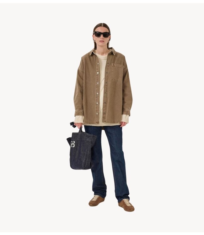 My Essential Wardrobe Blouse MWMalo 175 Shirt Tobacco Brown