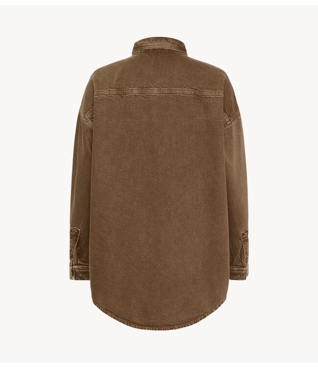 My Essential Wardrobe Blouse MWMalo 175 Shirt Tobacco Brown