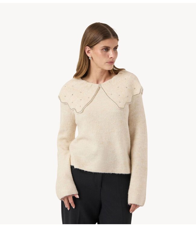 Y.A.S Trui YASCHARMA LS KNIT PULLOVER S. Birch