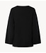 Y.A.S Trui YASELMA LS V-NECK KNIT PULLOVER NOOS Black