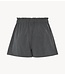 Y.A.S Broek short YASKIMA HMW STRIPE MINI SHORTS Medium Grey Melange