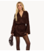 Jurk HEART KEEPER Dark brown dress