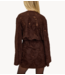 Jurk HEART KEEPER Dark brown dress