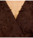 Jurk HEART KEEPER Dark brown dress