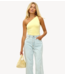 Top LILIES OF LONGING Light yellow top