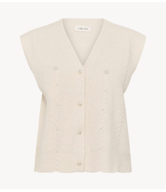 Cream Vest CRKlementine Knit Vest Whisper White