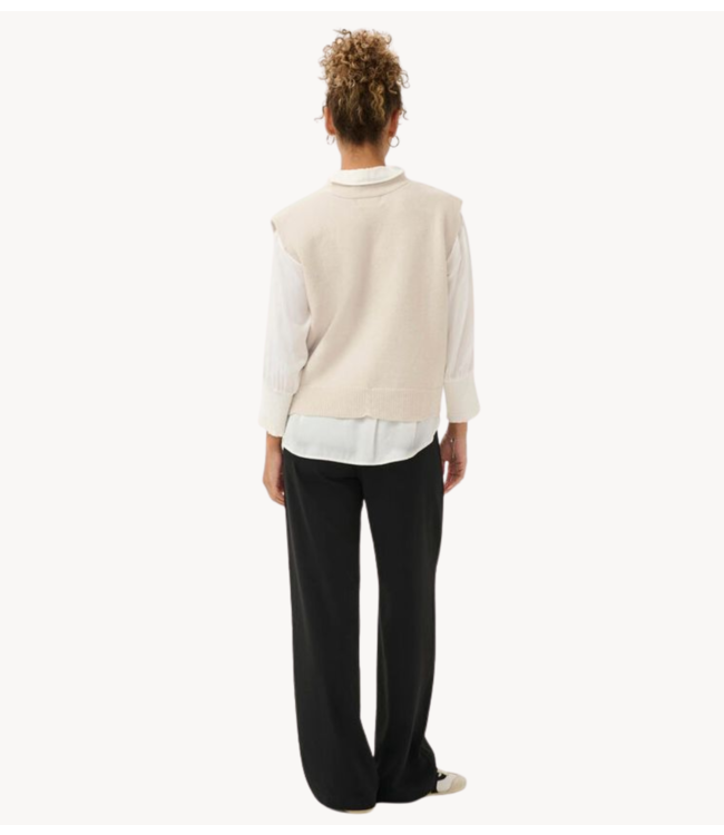 Cream Vest CRKlementine Knit Vest Whisper White