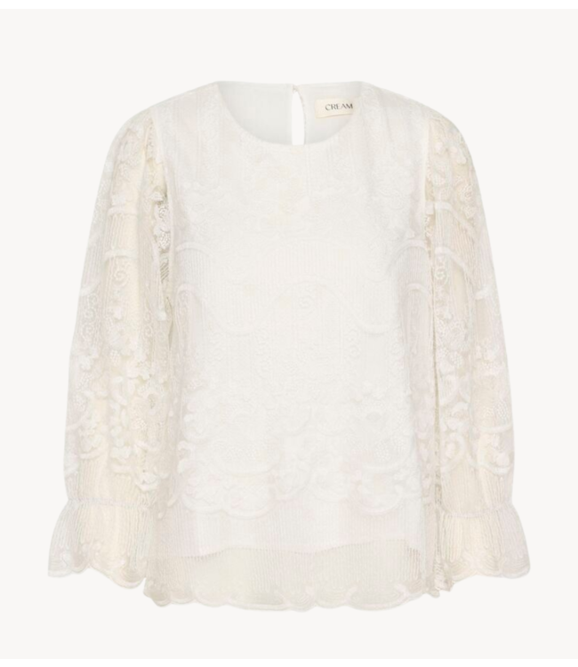 Cream Blouse CRSanne Blouse Whisper White