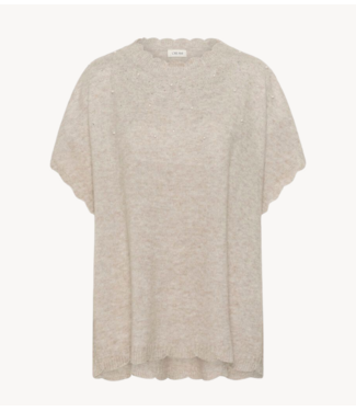 Cream Poncho CREmanuella Poncho String Melange