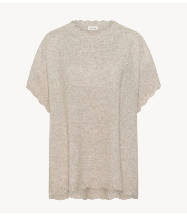 Cream Poncho CREmanuella Poncho String Melange