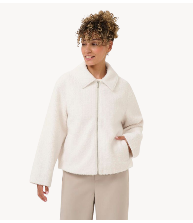 Cream Jacket CRBerit Jacket Whisper White