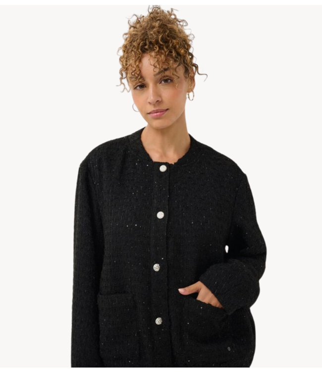 Cream Jacket CRCracker Jacket Pitch Black