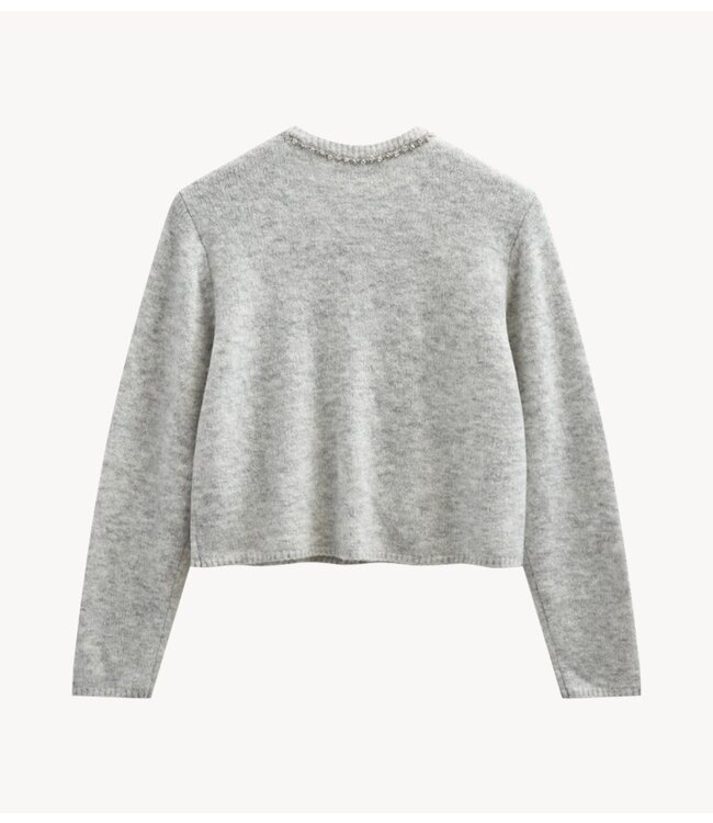 Copenhagen Muse Vest CMIBRA-CARDIGAN Light Grey Melange