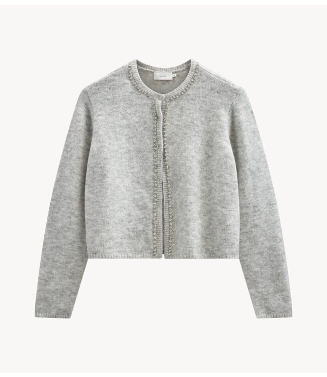 Copenhagen Muse Vest CMIBRA-CARDIGAN Light Grey Melange