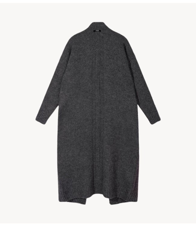 10DAYS Vest maxi knit cardigan antra melee