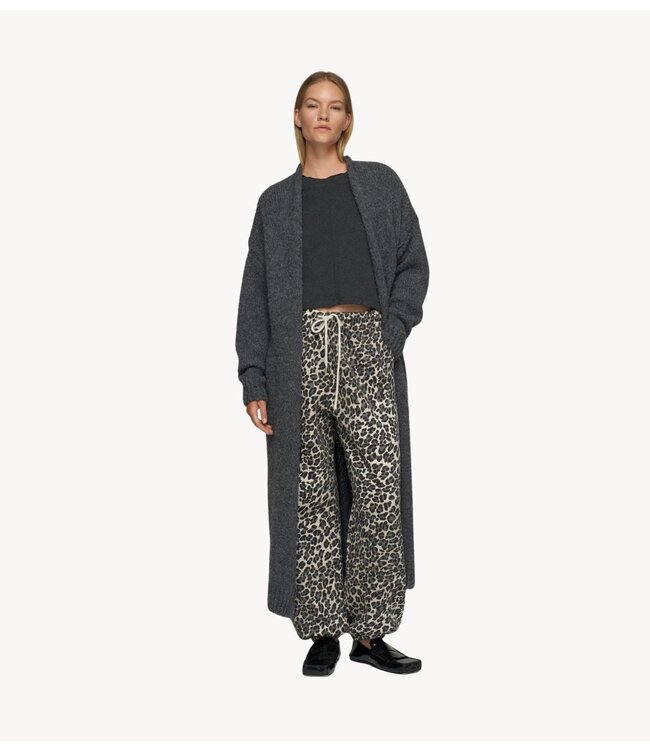 10DAYS Vest maxi knit cardigan antra melee