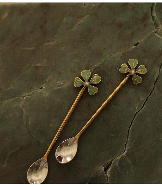 Doing Goods Lepeltjes Lucky Clover Teaspoon Set