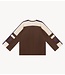 Refined Department Top ladies knitted oversized hockey shirt YAEDY brown