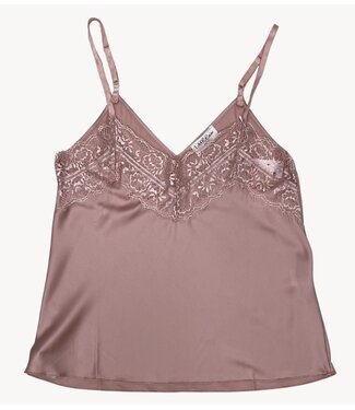 GUUS Top fluid lace tank top pink