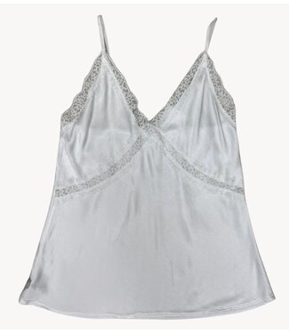 GUUS Fashion Top tank top with lace white