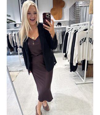 Samsøe Samsøe Rok SAAGNETA LONG SKIRT 12956 Fudge