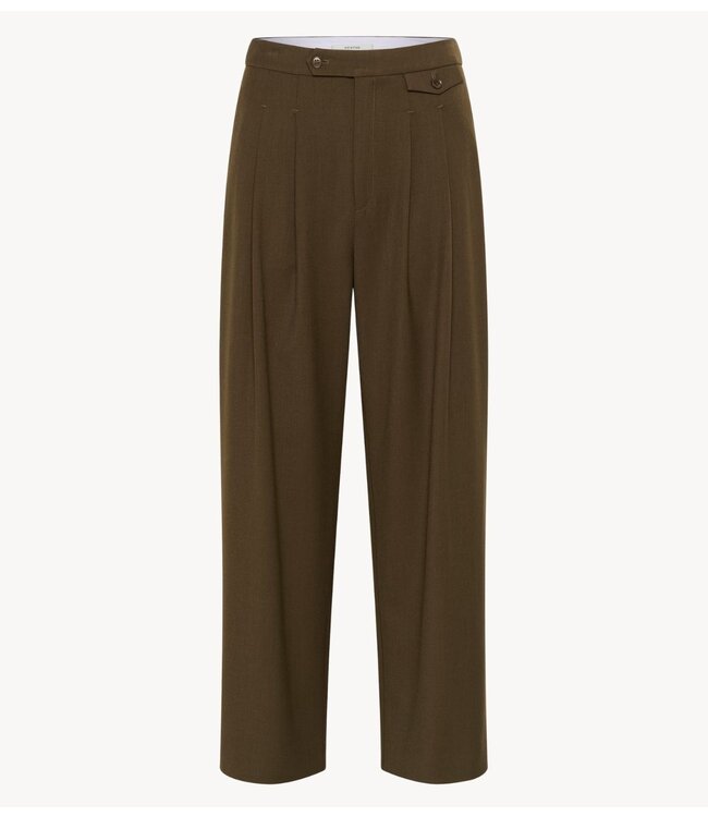 Gestuz Broek GZedina HW pants Dark Beech