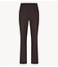 Studio Anneloes Broek Anne faux leather trousers espresso