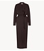 Studio Anneloes Jurk Jette cargo dress espresso