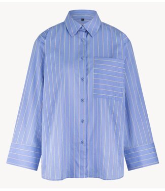 Studio Anneloes Blouse Erin stripe blouse lavender blue