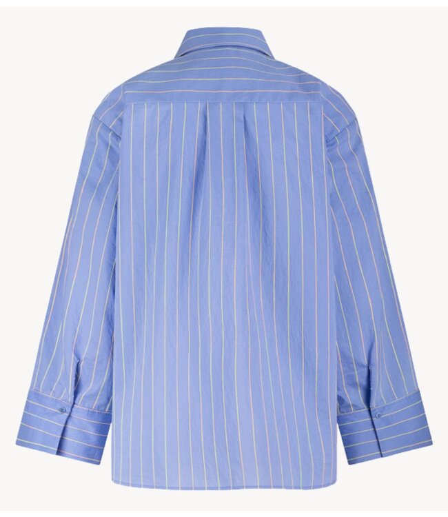 Studio Anneloes Blouse Erin stripe blouse lavender blue