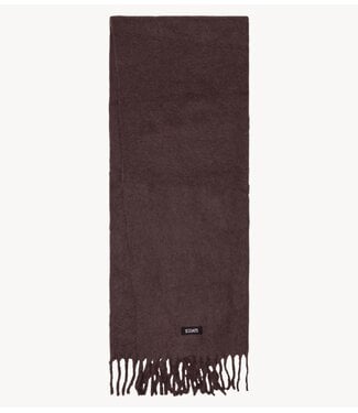 10DAYS Sjaal thick brushed scarf deep wine