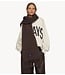 10DAYS Sjaal thick brushed scarf deep wine