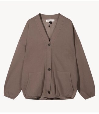10DAYS Vest baseball cardigan fleece moonrock