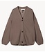 10DAYS Vest baseball cardigan fleece moonrock