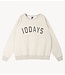 10DAYS Trui statement sweater soft white melee