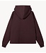 10DAYS Trui statement hoodie embro deep wine