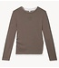 10DAYS Top long sleeve tee rib moonrock