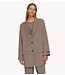 10DAYS Blazer long flowy blazer lyocell moonrock