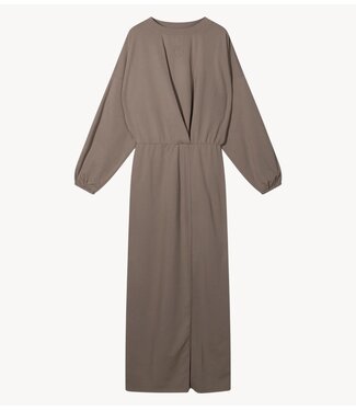 10DAYS Jurk maxi gathering dress moonrock