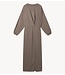 10DAYS Jurk maxi gathering dress moonrock