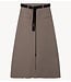 10DAYS Rok belted midi skirt fleece moonrock