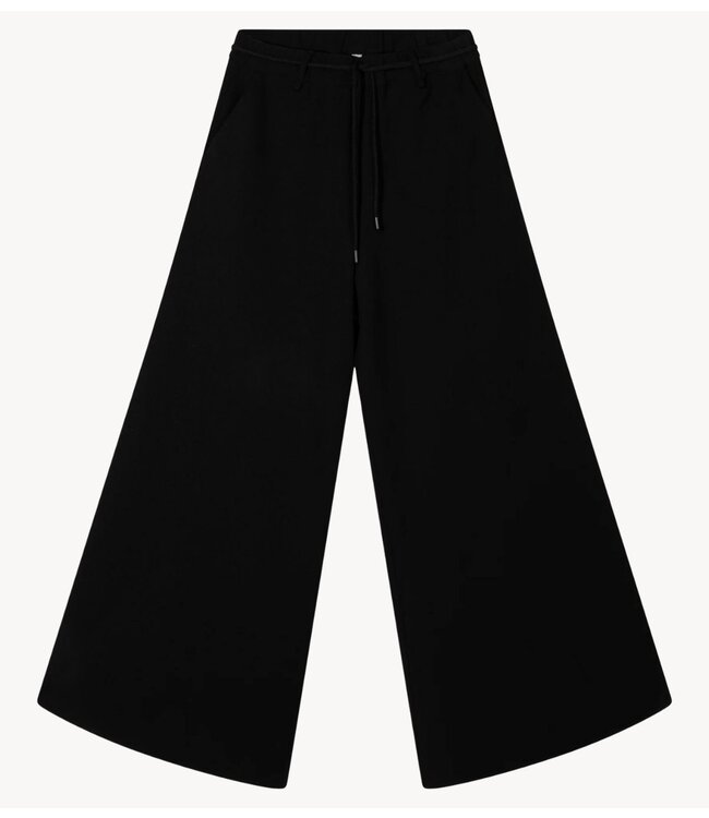 10DAYS Broek wide leg pants crepe black